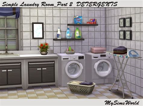 My Sims 4 Blog Simple Laundry Room Detergents By Mysimsworld