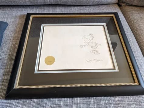 Chuck Jones Production Cel Drawing Marvin The Martian From Bugs Bunny