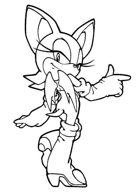 Kids N Fun Coloring Page Sonic X Sonic X Monster Coloring Pages