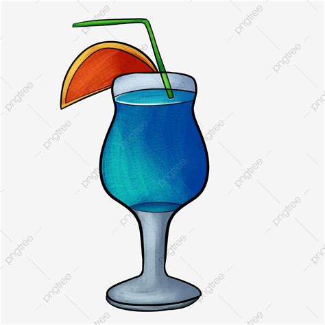 Summer Drinks Clipart Vector Drink Summer Illustration Hand Drawn