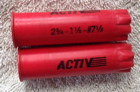 Activ Act Iv 12 Gauge Fired Shotgun Shell Hulls 2 3 4 1 1 8 7 1 2