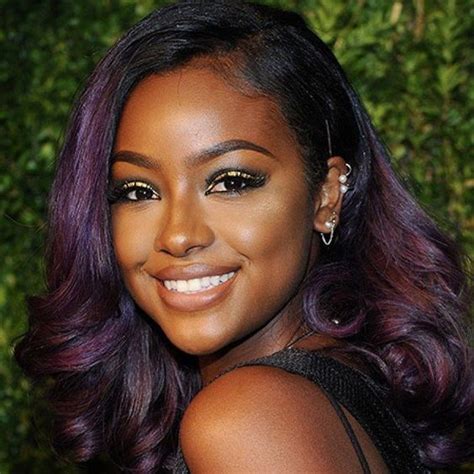 As you can probably guess, this hair color falls right between black and brown for a black hair color that's perfectly understated. Best Hair Colors for Dark Skin Tones From Tan to Bronze