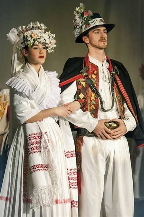 Detva Town Podpolanie Region Central Slovakia Folk Costume