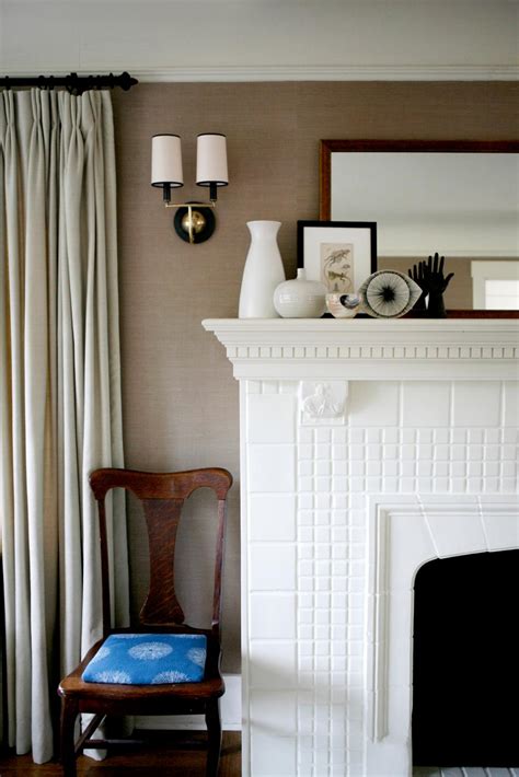 Classic White Fireplace In Eclectic Living Room Hgtv