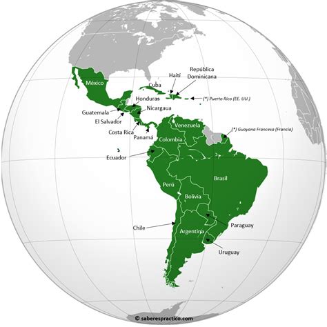 Países De América Latina Saber Es Práctico