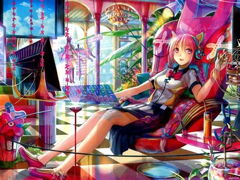Fuji Choko Cyber Girl Colorful Anime Art Huge Poster Txhome D5587 In