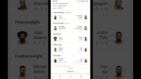 Jun 11, 2021 · after a somewhat lackluster fight night event last week headlined by jairzinho rozenstruik and augusto sakai, ufc 263, set to go down on saturday, june 12, 2021, at gila river arena in glendale. UFC 247 Fight card - YouTube