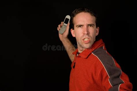 Man Throwing Cellphone Stock Photo Image Of Rage Male 4773394
