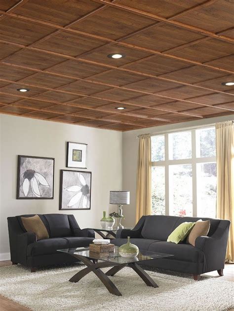 A drop ceiling gives any room a completed look. With its new WoodTrac ceiling, Sauder Woodworking puts a ...