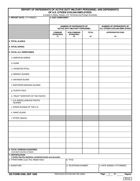 Dd Form 2498 Fill Out Sign Online And Download Fillable Pdf