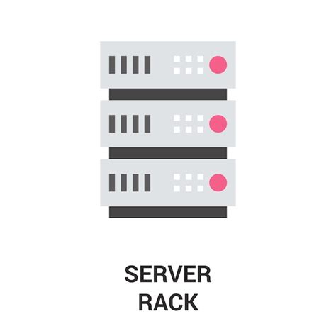 Premium Vector Server Rack Icon