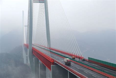 Video Worlds Highest Bridge Opens To Traffic In China Transport