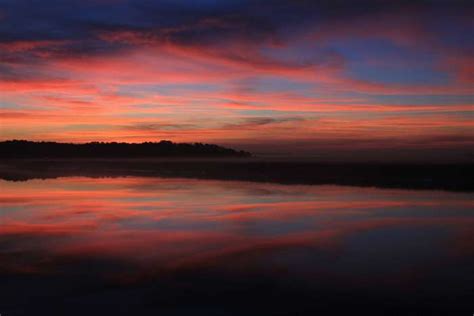 3840x2560 Clouds Dawn Dusk Lake Nature Reflection Silhouette