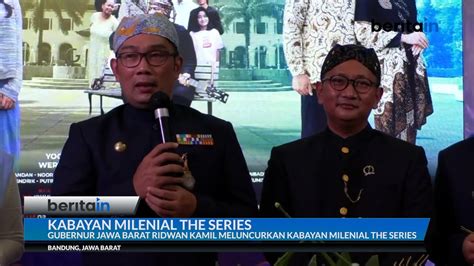 Gubernur Jawa Barat Ridwan Kamil Meluncurkan Kabayan Milenial The