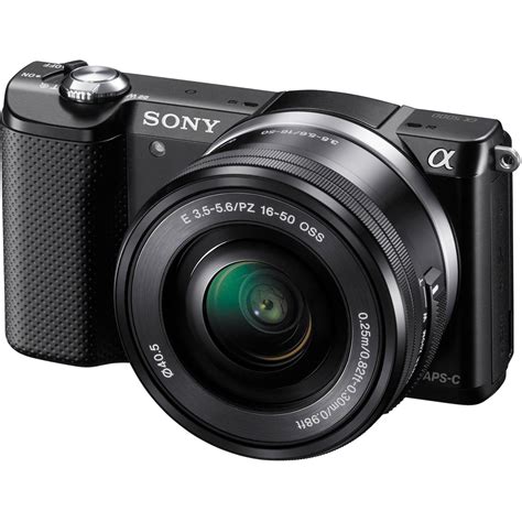 It has a larger, thicker, and more substantial build that makes it clear that the a9 is the flagship model. Sony Alpha a5000 Mirrorless Digital Camera ILCE5000L/B B&H ...