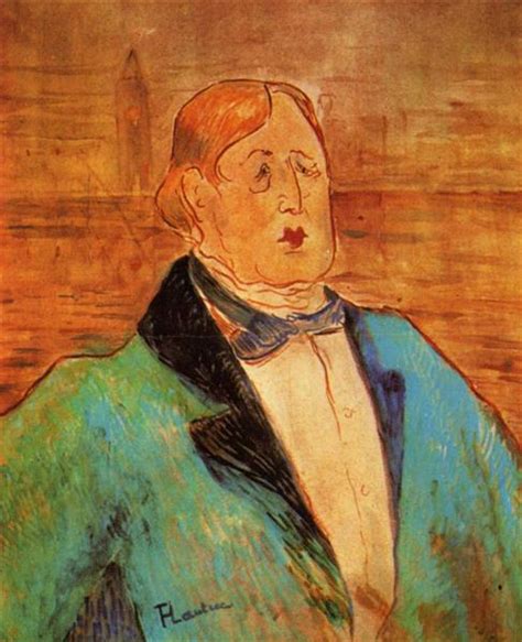 Portrait Of Oscar Wilde 1895 Henri De Toulouse Lautrec