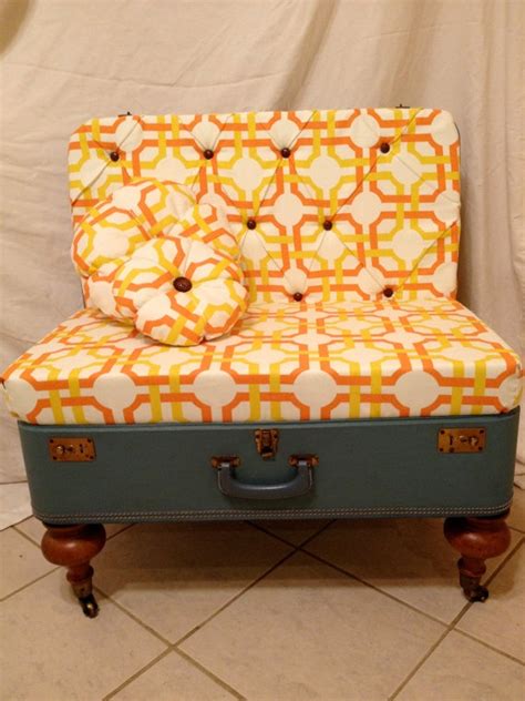 Reserved Suitcase Chair For Christina By Worldofyourcrafts On Etsy