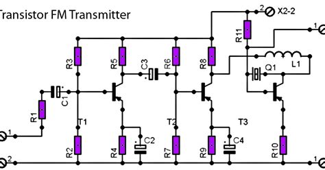Fm Radio Transmitter Schematic With Pcb Circuit Diagram