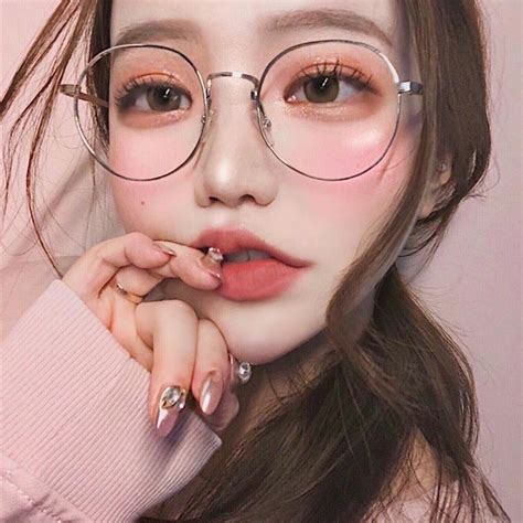 Lunasangel♡ Asian Makeup Glasses Makeup Ulzzang Makeup