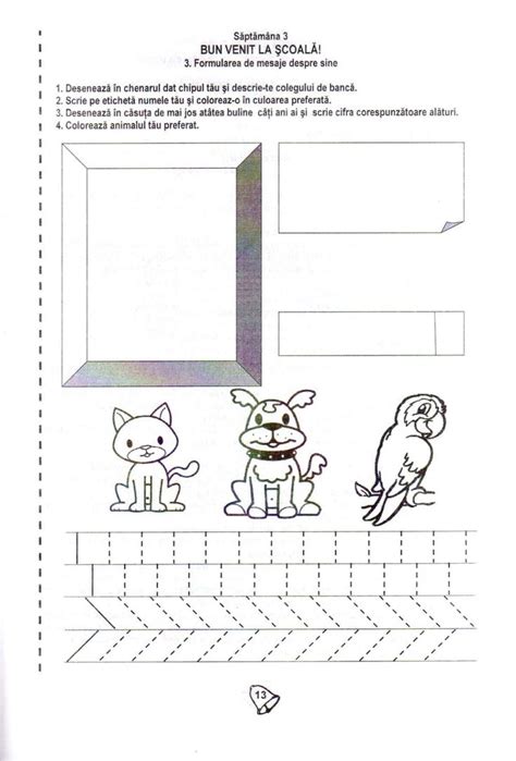 Fise De Lucru Kindergarten Worksheets School Lessons School Work