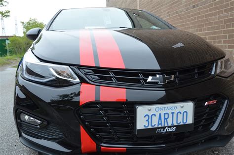 Red Racing Stripes Car Wrap In Toronto Vinyl Wrap Toronto