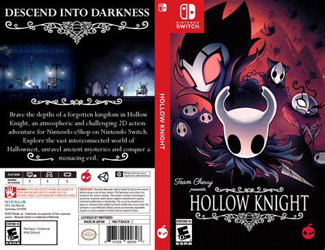 Hollow Knight Box Art I Have Like 5 Alt Covers But I Dont Want To