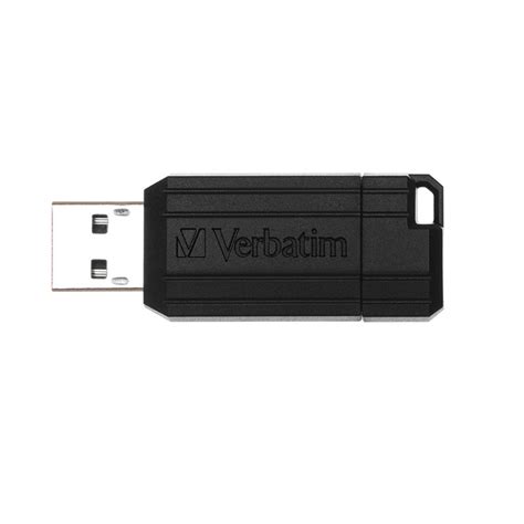 Accutech Product Verbatim Pinstripe Usb Flash Drive 49062 8gb Black