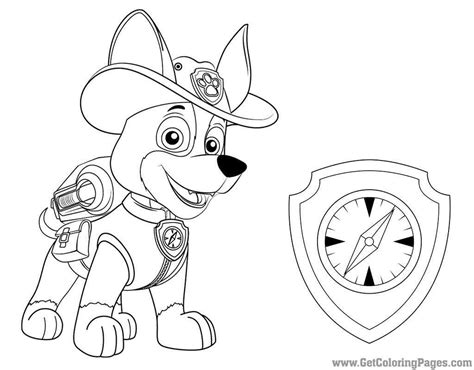 Robot Hond Paw Patrol Kleurplaat Perro Robot Marshall Paw Patrol