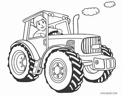 Tractor Coloring Pages Case Tractors Printable Sheets
