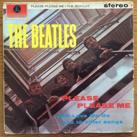 The Beatles Please Please Me 1963 Uk First Press Stereo Gold Label