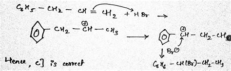 C6h5 Ch2 Ch Ch2 Hbr → Chemistry Questions