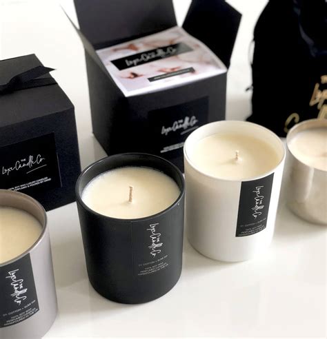 Black Scented Soy Wax Candle By The Luxe Candle Co