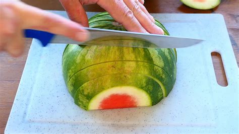 wassermelone schneiden einfach nur genial youtube wassermelone schneiden wassermelone
