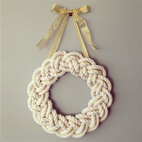 Now Is This Holiday Ey Enough Wreath Crafts Rope Crafts Crafts