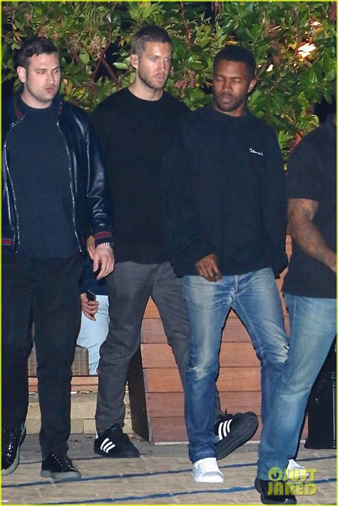 Full Sized Photo Of Calvin Harris Frank Ocean Nobu Soho House Calvin Harris Dines With