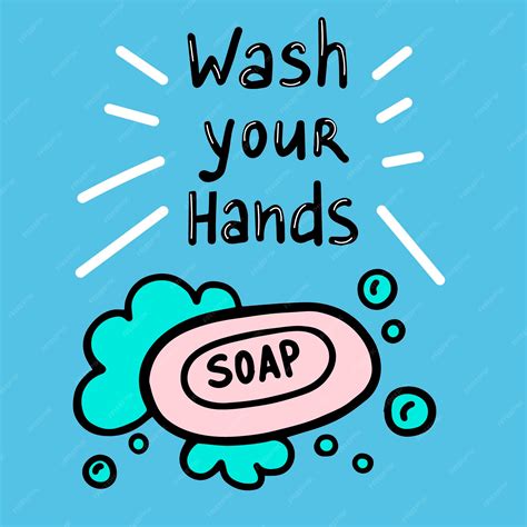 手を洗ってください パンデミック中の清潔さと衛生の呼びかけ パンデミック中に身を守る方法 手を消毒してください 手洗い 隔離 ベクトル図