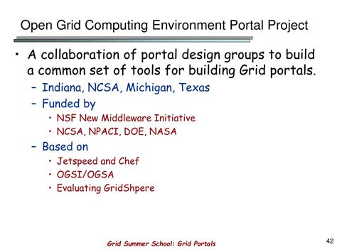 Ppt Grid Portals A Users Gateway To The Grid Powerpoint