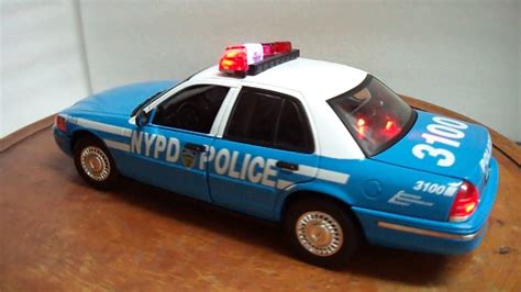 118 Nypd New York Police Department Diecast Toy Car With Working