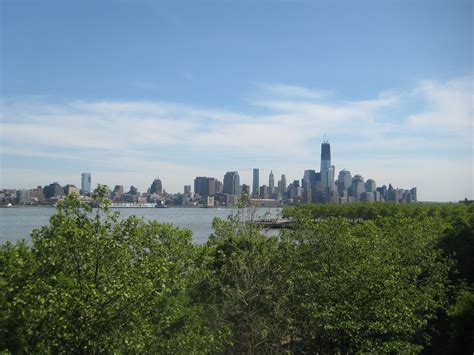 Manhattan Skyview From Hoboken New Jersey Sky View Monument