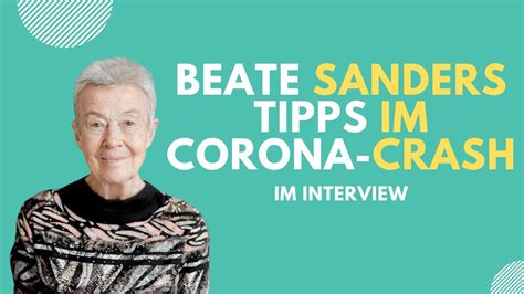 He says this recent crash shares the same genealogy as the great depression and will lead us into a drawn out contraction. Beate Sanders Tipps im Corona-Crash: Update April 2020 ...
