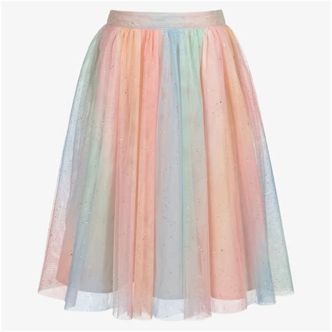 Charabia Girls Glittery Tulle Skirt Childrensalon