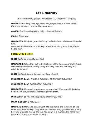 1 Best Ideas For Coloring Free Nativity Play Script Printable