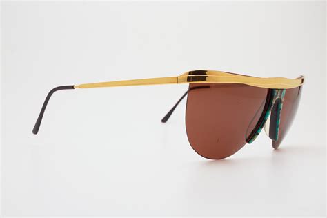Vintage Woman Sunglasses Emanuel Ungaro By Persol 458 Oversize Etsy