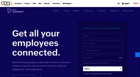 Modern Intranet Software To Bu Connect Zoho