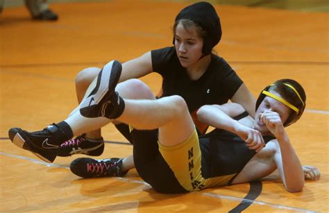 Men Wrestling Women Female Wrestler Pins 2nd Guy At