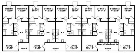 26 Four Plex 4 Unit Apartment Building Floor Plans Most Important New
