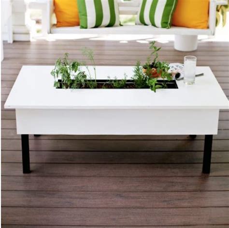 Herb Garden Coffee Table Free Woodworking