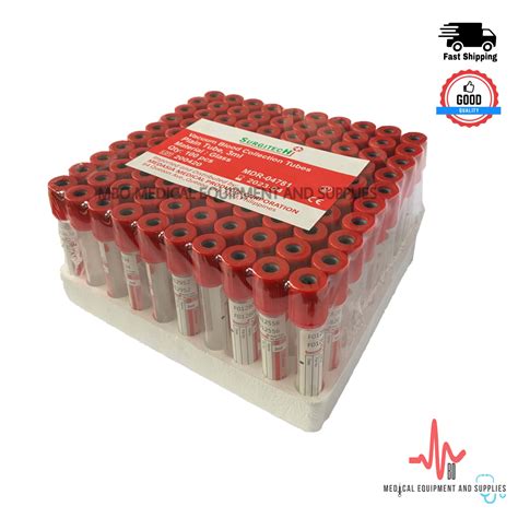 Blood Collection Tube Red Top Plain Tubes Glass Ml Ml Ml Lazada Ph