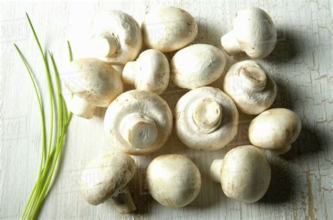 Button Mushrooms And Chives With Mustard Dressing Nutrition Consultants