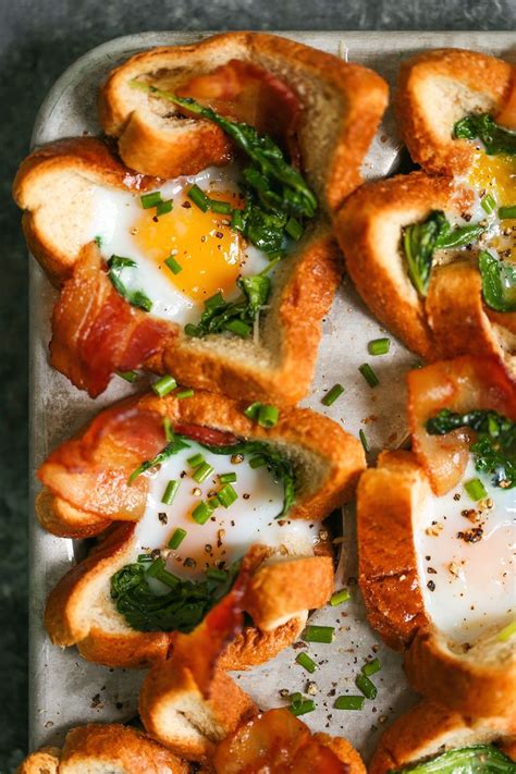 You will find egg section on the front side. Bacon and Egg Toast Cups | Recipe | Egg toast, Breakfast ...
